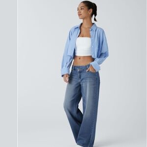 Classic Blue Flare Jeans for Women